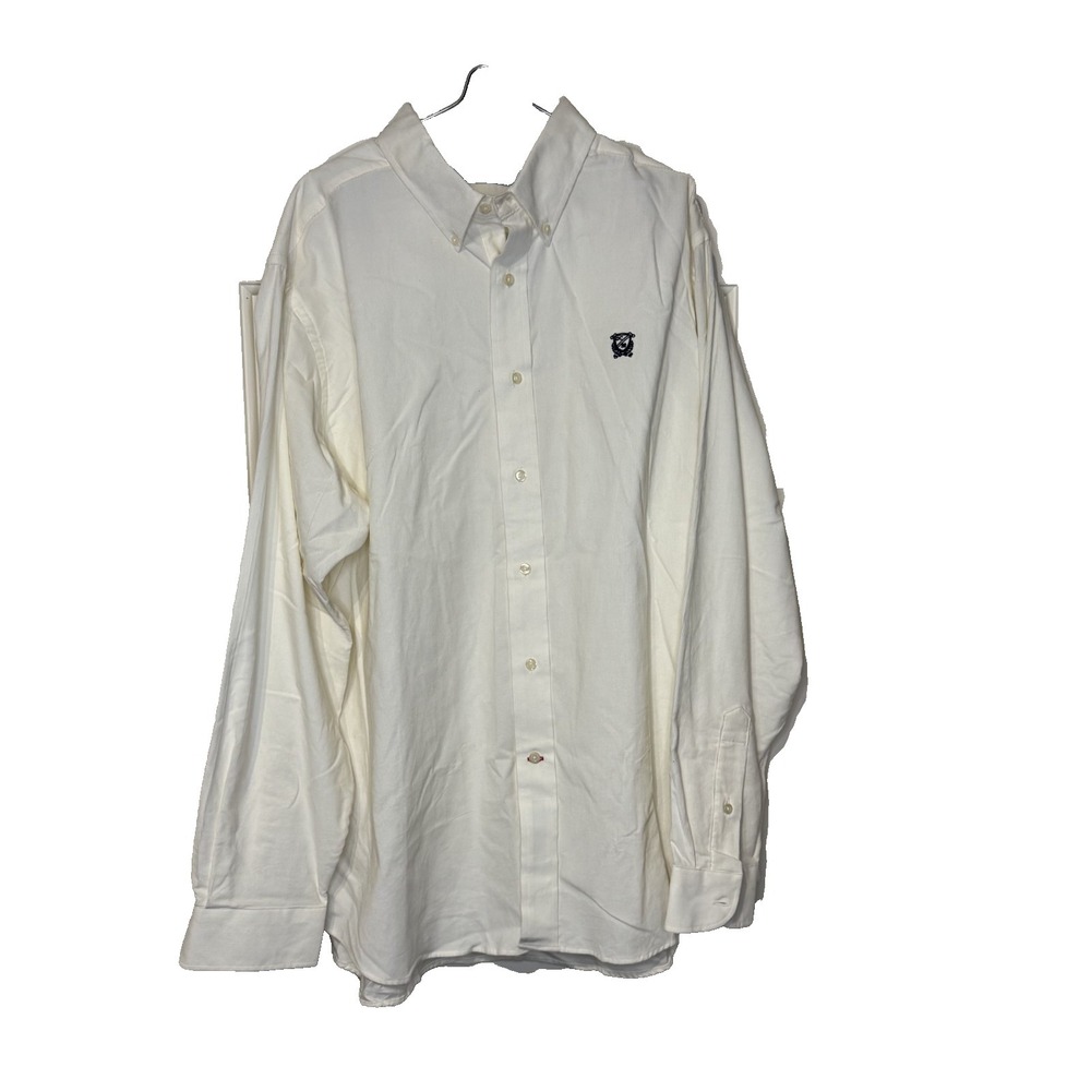Daniel Cremieux Men's Shirt Classic Long Sleeve Button Down Cream Size XL NWT